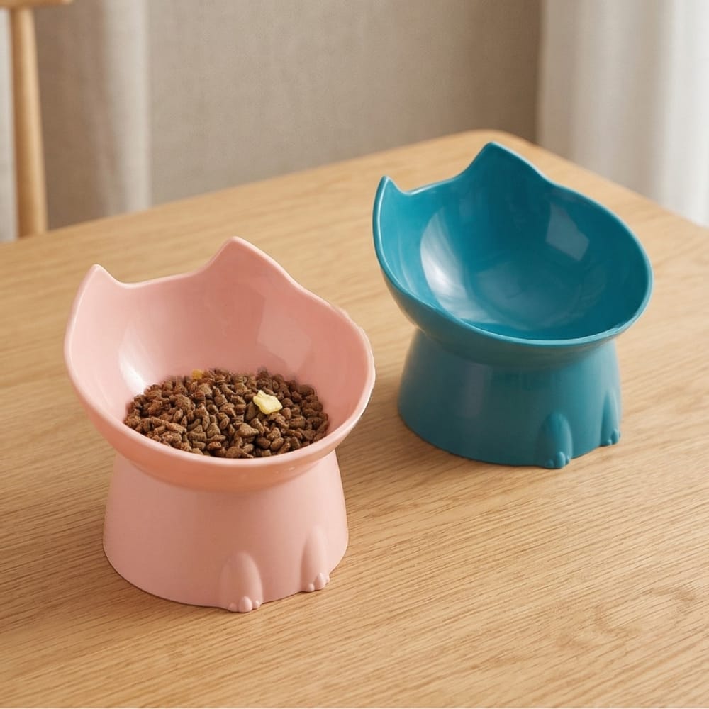 Chat Confort Gamelle Chat Surélevée Anti-Vomissement Gamelle Chat Surélevéé Anti-Vomissement Stop au reflux!