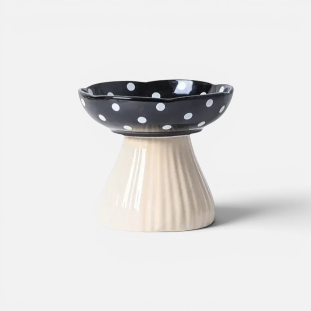 Chat Confort Gamelle Surélevée Champignon Gamelle Surélevée Champignon : Soulage la nuque