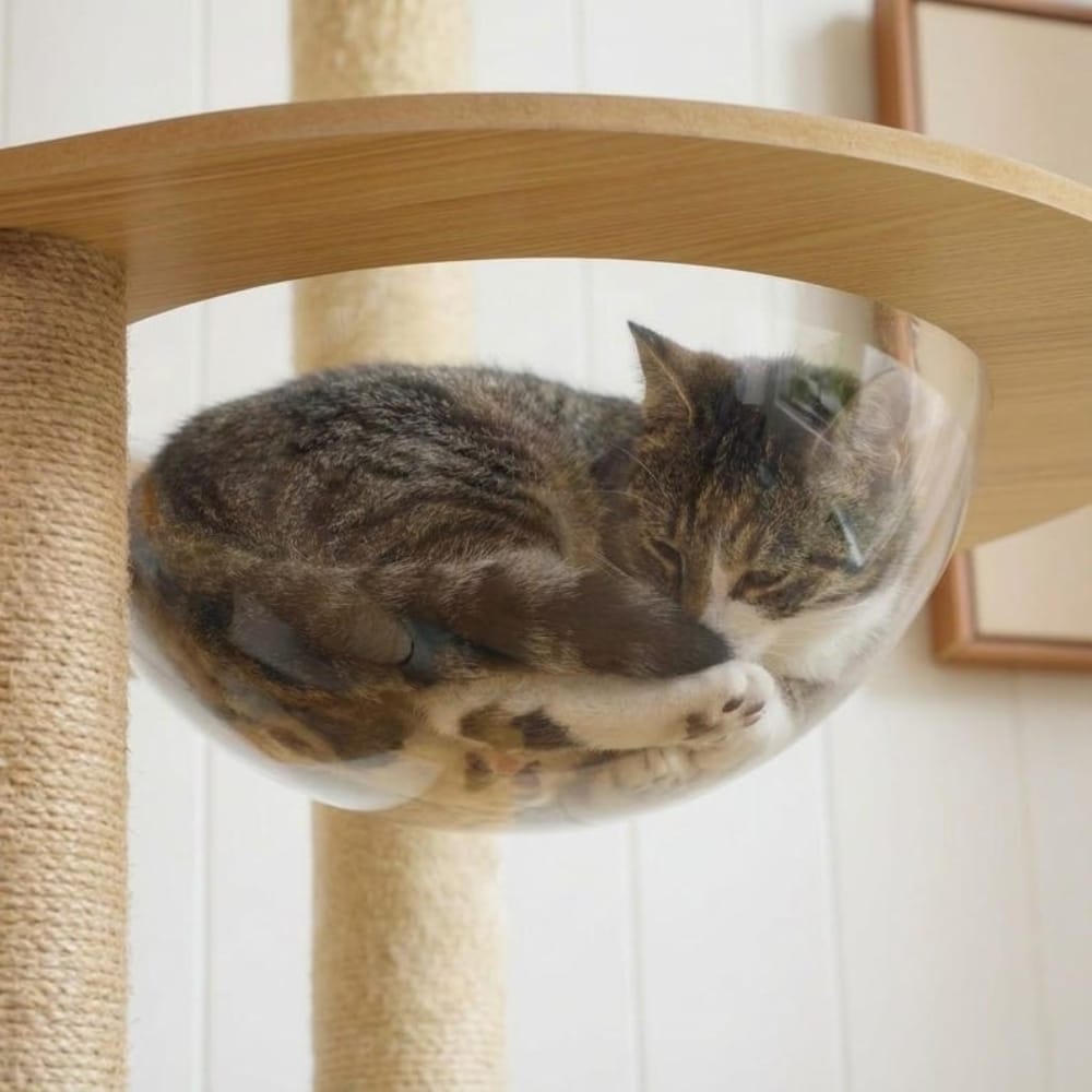 Chat Confort Grand Arbre à Chat en Bois Grand Arbre à Chat en Bois - Offrez du confort à votre chat