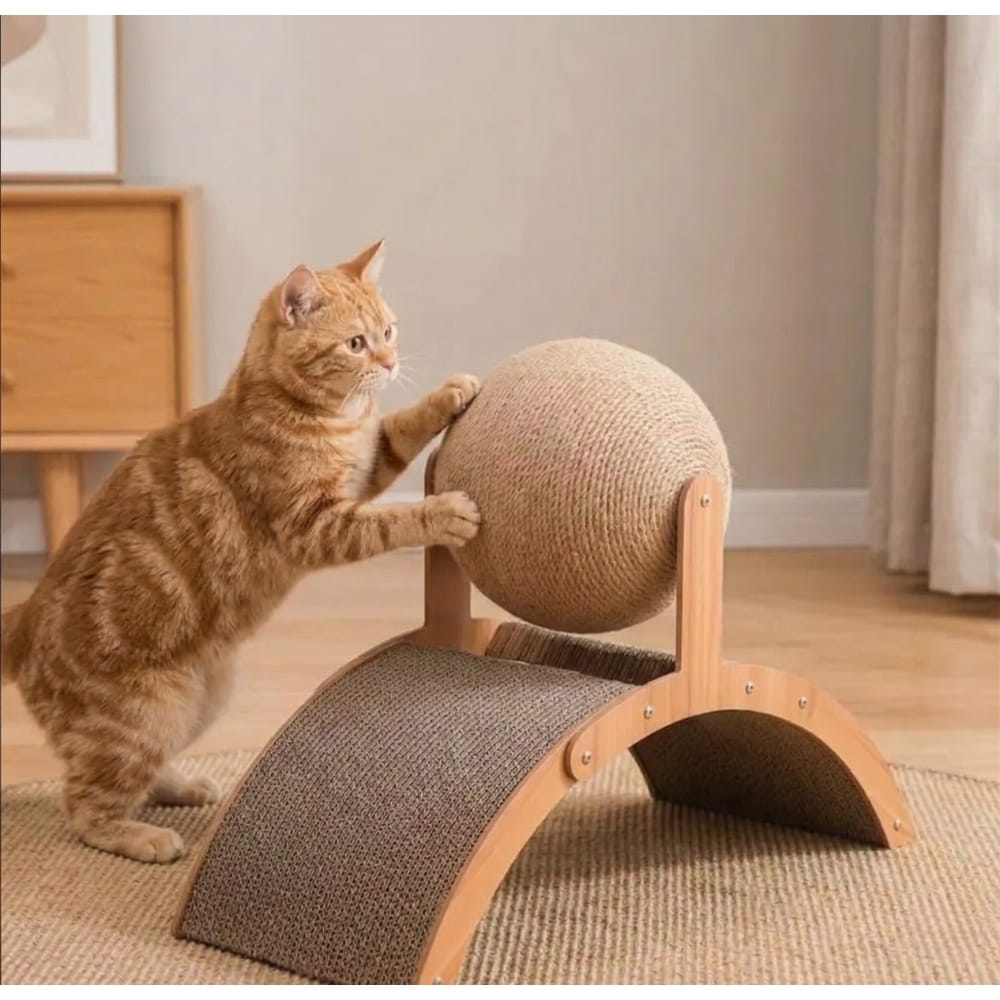 Chat Confort Griffoir Boule Pour Chat Griffoir Boule Pour Chat Griffez sans rayer !