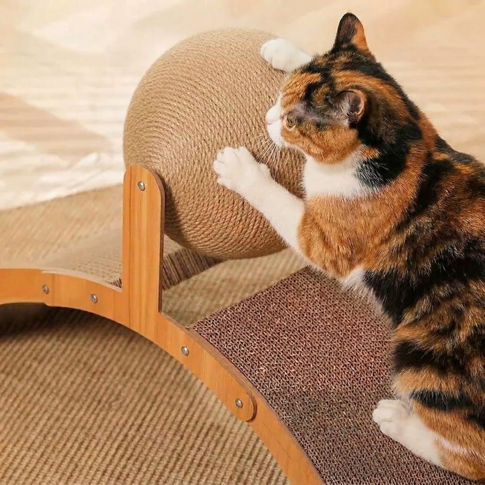 Chat Confort Griffoir Boule Pour Chat Griffoir Boule Pour Chat Griffez sans rayer !
