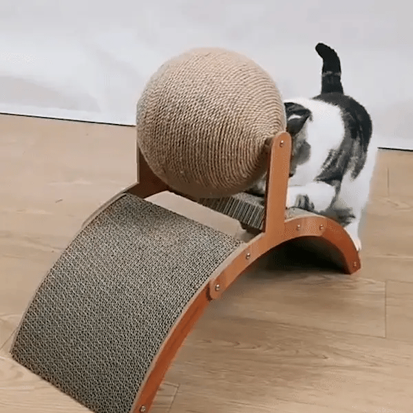 Chat Confort Griffoir Boule Pour Chat Griffoir Boule Pour Chat Griffez sans rayer !