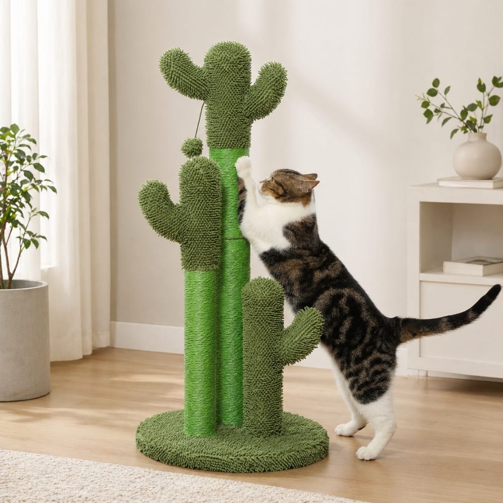 Chat Confort Griffoir Chat Cactus Griffoir Chat Cactus : Protège vos meubles