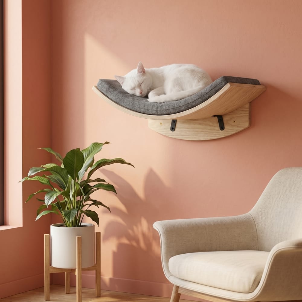 Chat Confort Hamac Mural Pour Chat Hamac Mural Pour Chat - Offrez-lui un cocon!