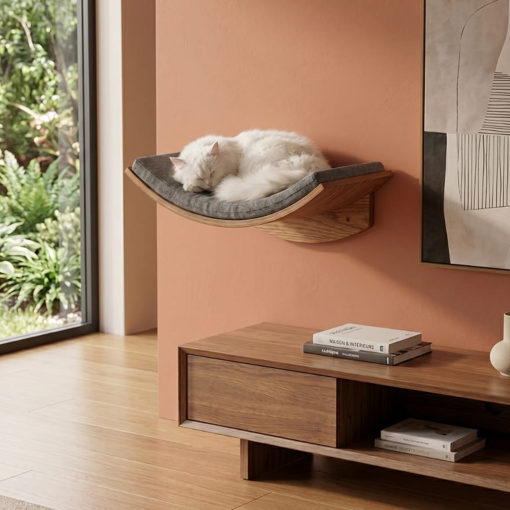 Chat Confort Hamac Mural Pour Chat Hamac Mural Pour Chat - Offrez-lui un cocon!