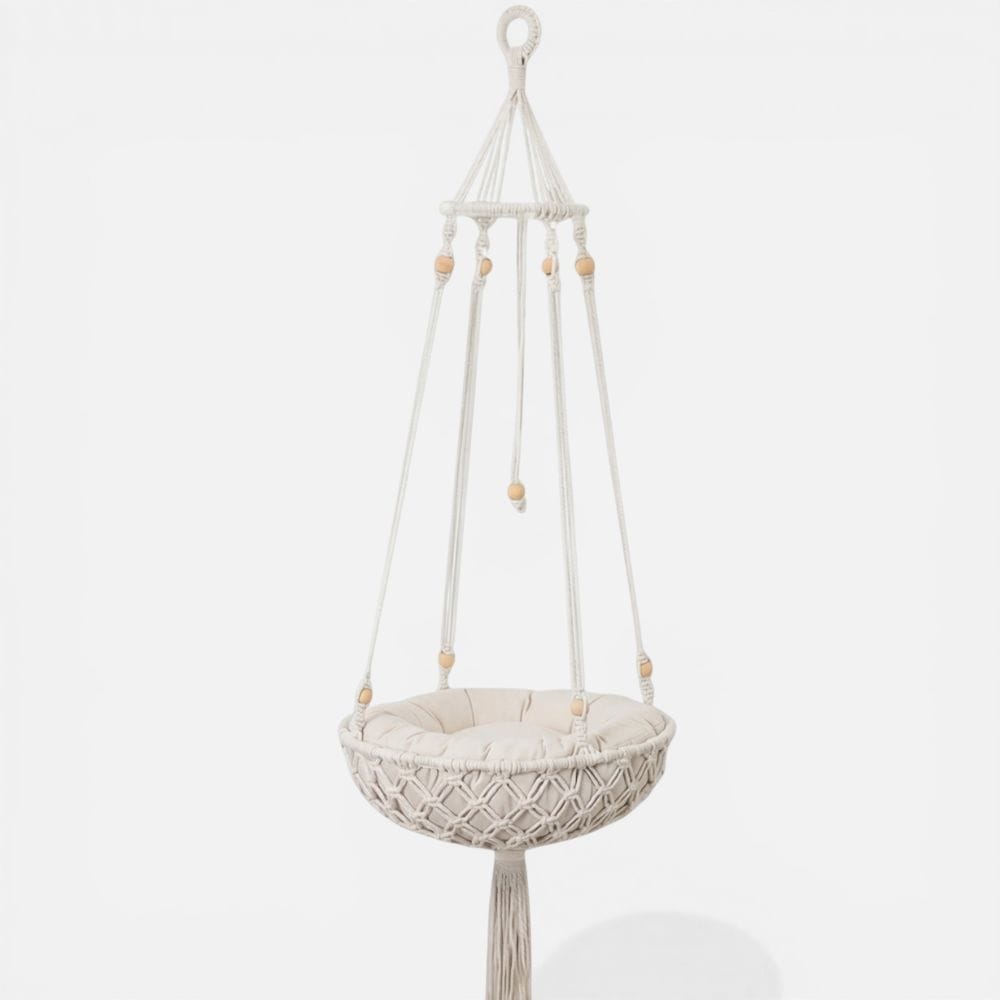 Chat Confort Hamac Pour Chat En Macramé Hamac Pour Chat En Macramé - Confort irrésistible