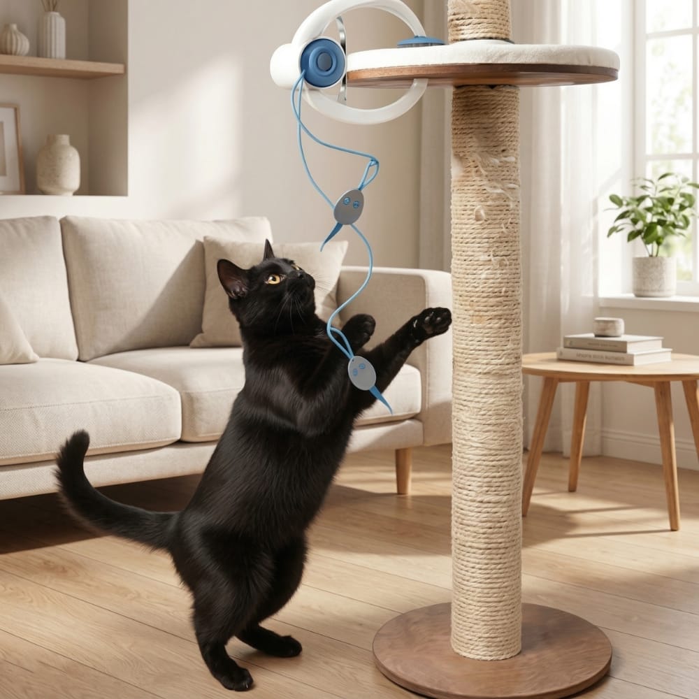 Chat Confort Jouet Interactif Pour Chat Jouet Interactif Pour Chat Stimule son instinct ! Image