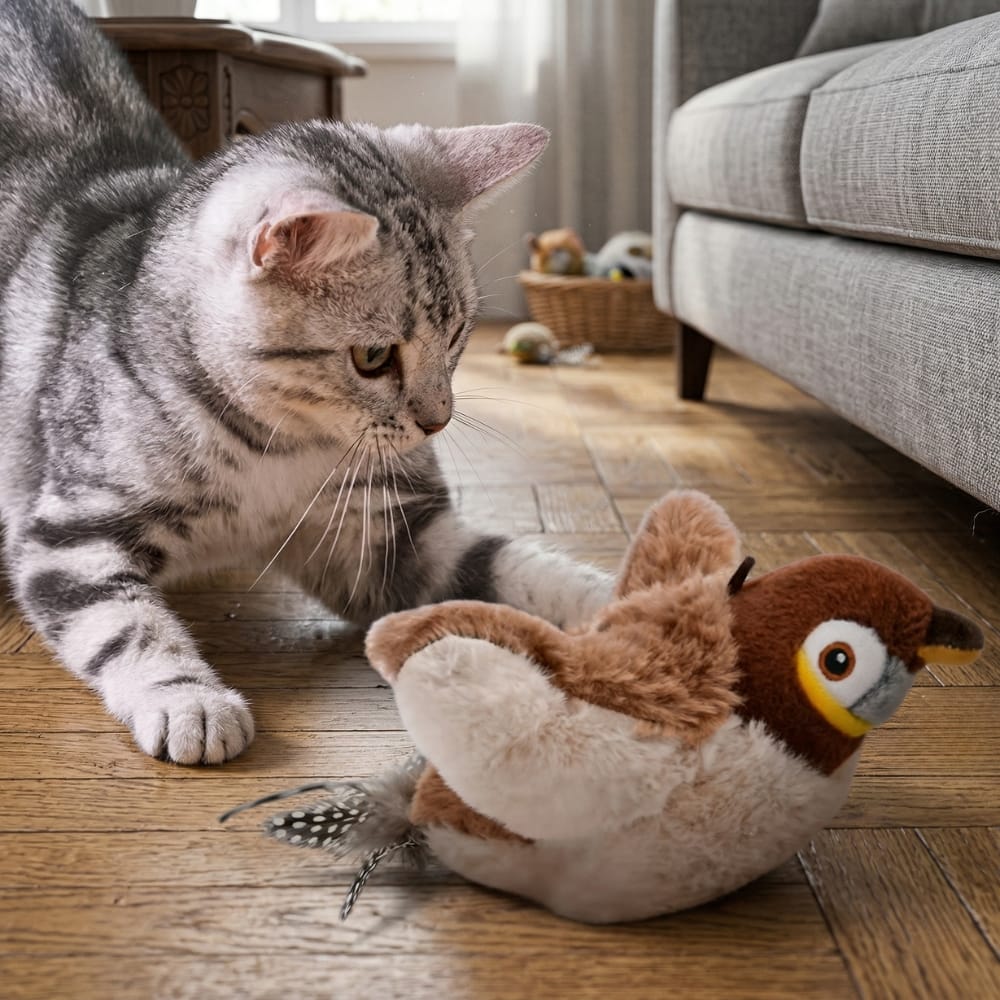 Chat Confort Jouet Pour Chat - Oiseau Anti Ennui Jouet Pour Chat - Oiseau Anti Ennui Occupe ton chat !