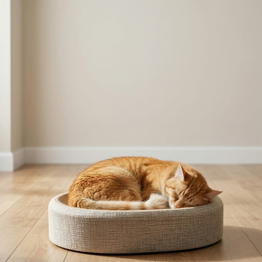 Chat Confort Lit Griffoir Pour Chat Lit Griffoir Pour Chat : Griffez, Détendez-vous Image