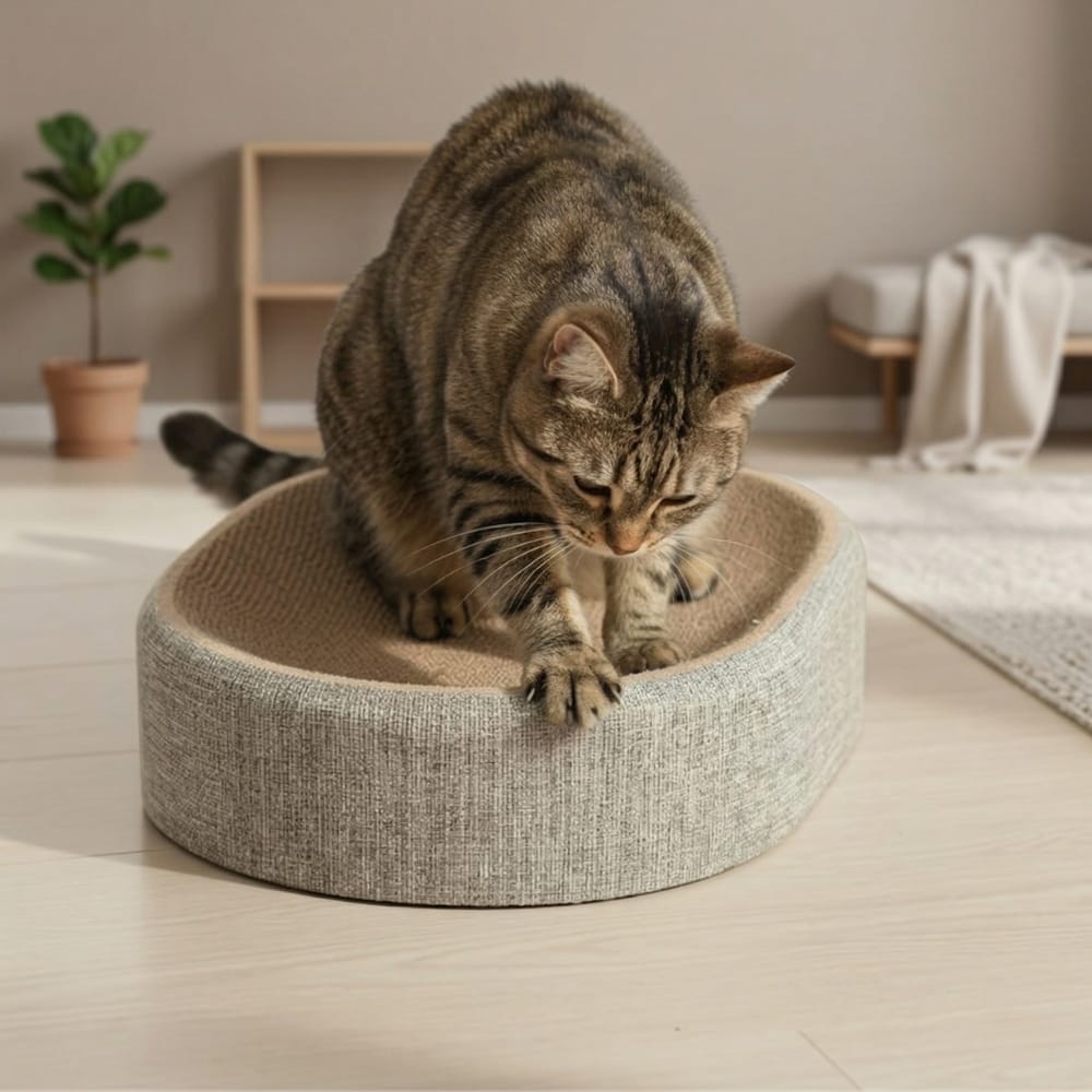 Chat Confort Lit Griffoir Pour Chat Lit Griffoir Pour Chat : Griffez, Détendez-vous Image