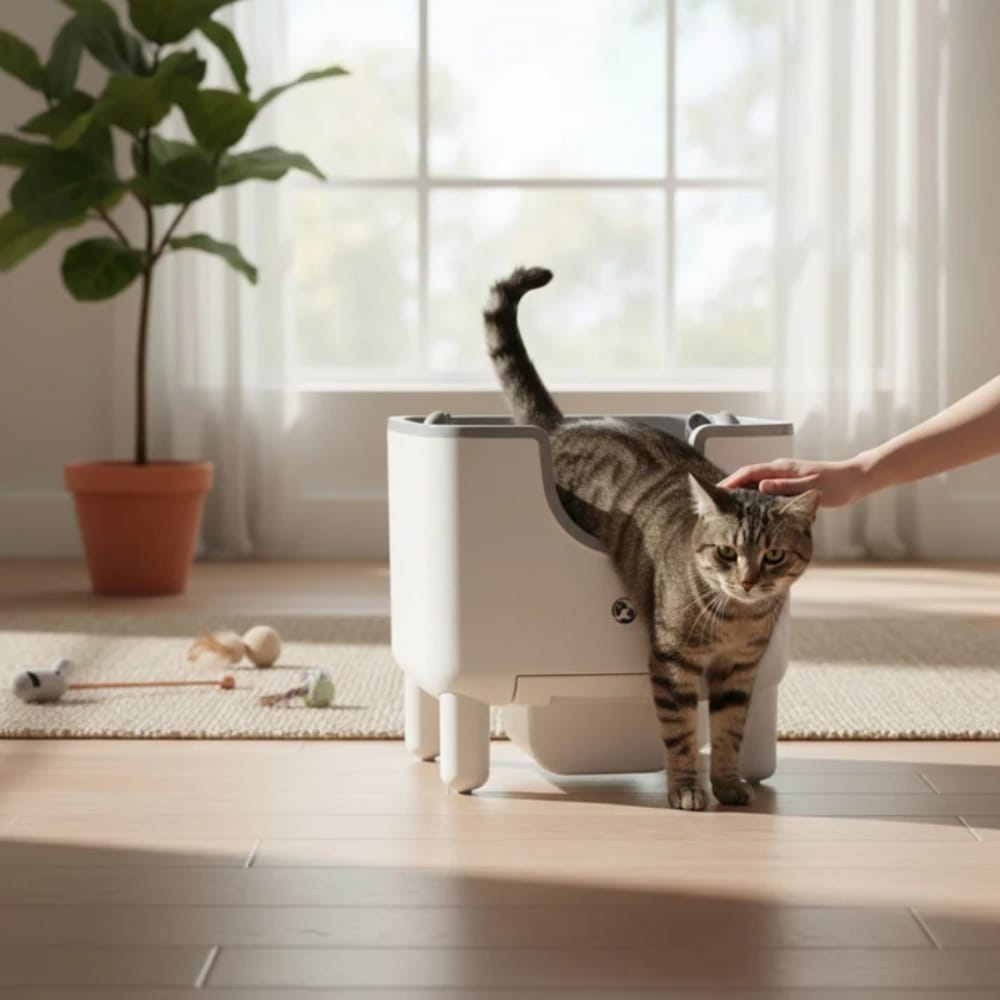 Chat Confort Litière Automatique Furoomate Litière automatique Furoomate Propre sans effort