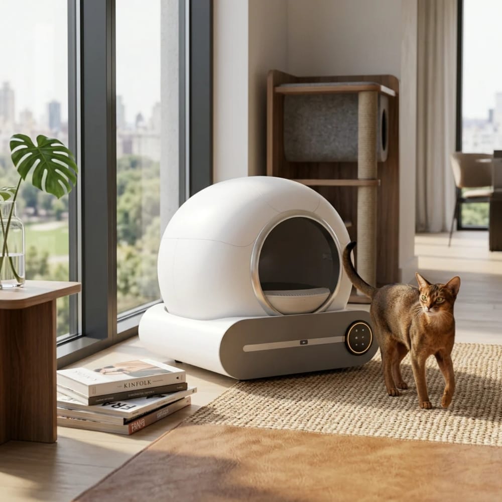 Chat Confort Litière Autonettoyante Et Automatique - LitBall Litière Autonettoyante Et Automatique - Facilitez Vous La Vie !