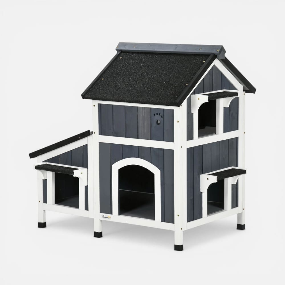 Chat Confort Maison Extérieur Pour Chat - Multi Niche Maison Exterieur Pour Chat - Multi Niche Confort dehors