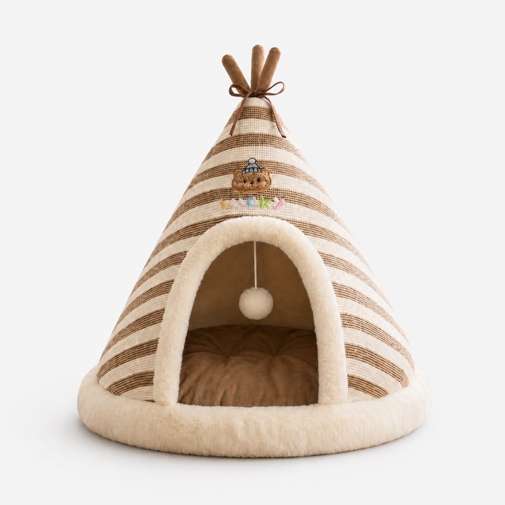 Chat Confort Niche Tipi Pour Chat Niche Tipi Pour Chat Craquez pour son cocon!