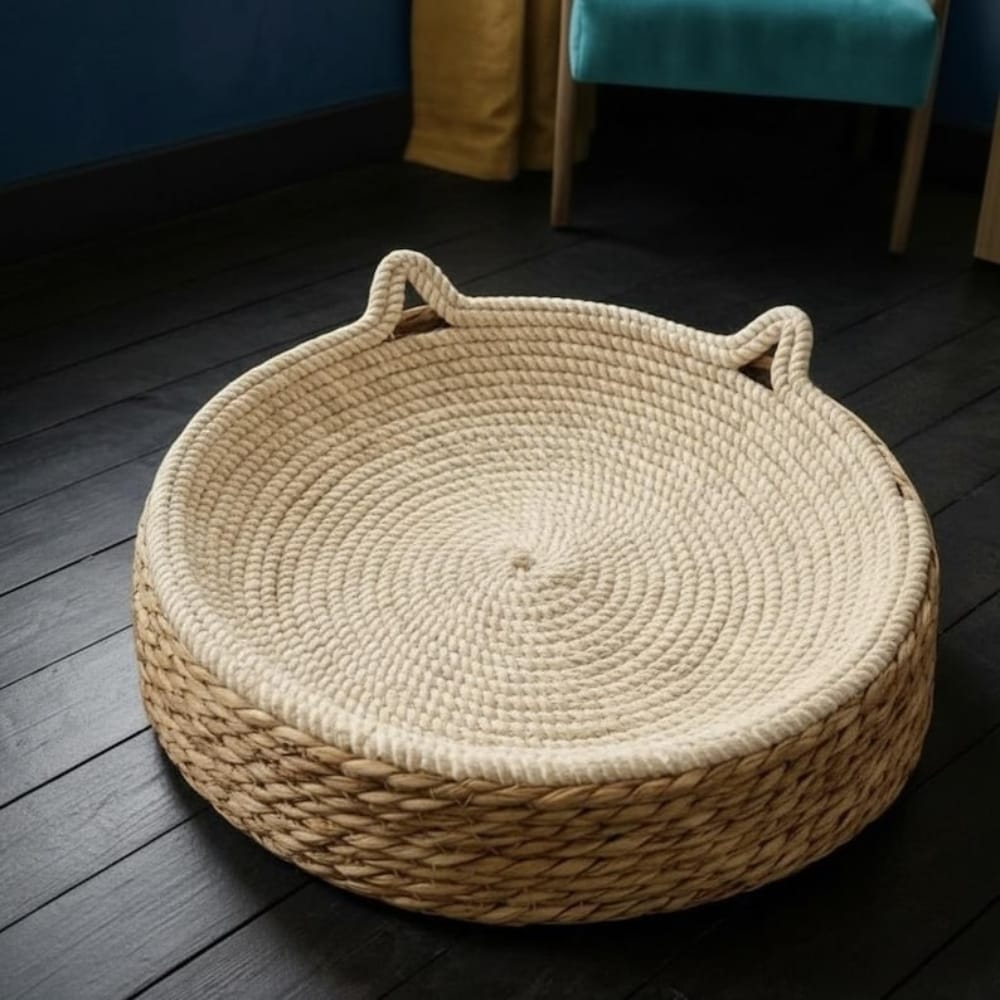 Chat Confort Panier Rond Pour Chat Panier Rond Pour Chat : Offrez-lui un cocon douillet