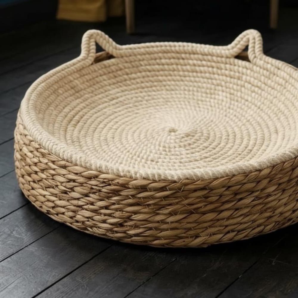 Chat Confort Panier Rond Pour Chat Panier Rond Pour Chat : Offrez-lui un cocon douillet