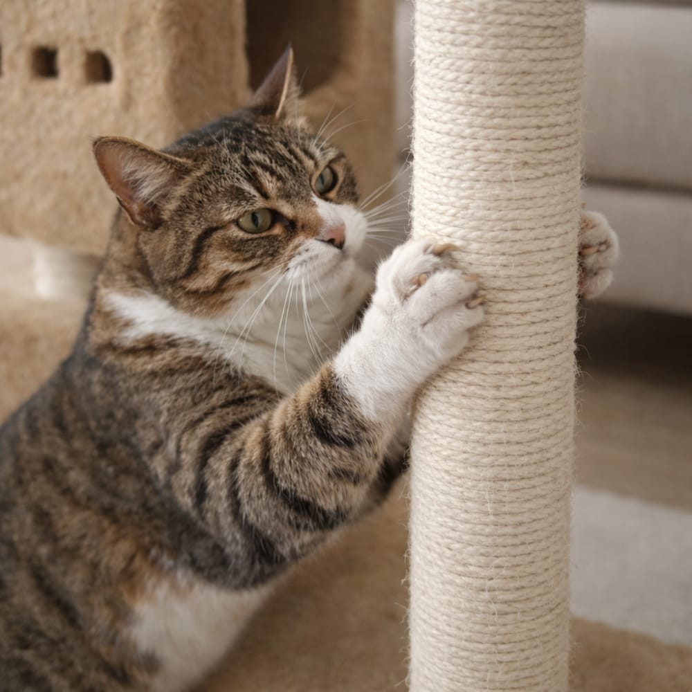Chat Confort Petit Arbre à Chat Petit Arbre à Chat – Offrez à votre félin un espace ludique unique!
