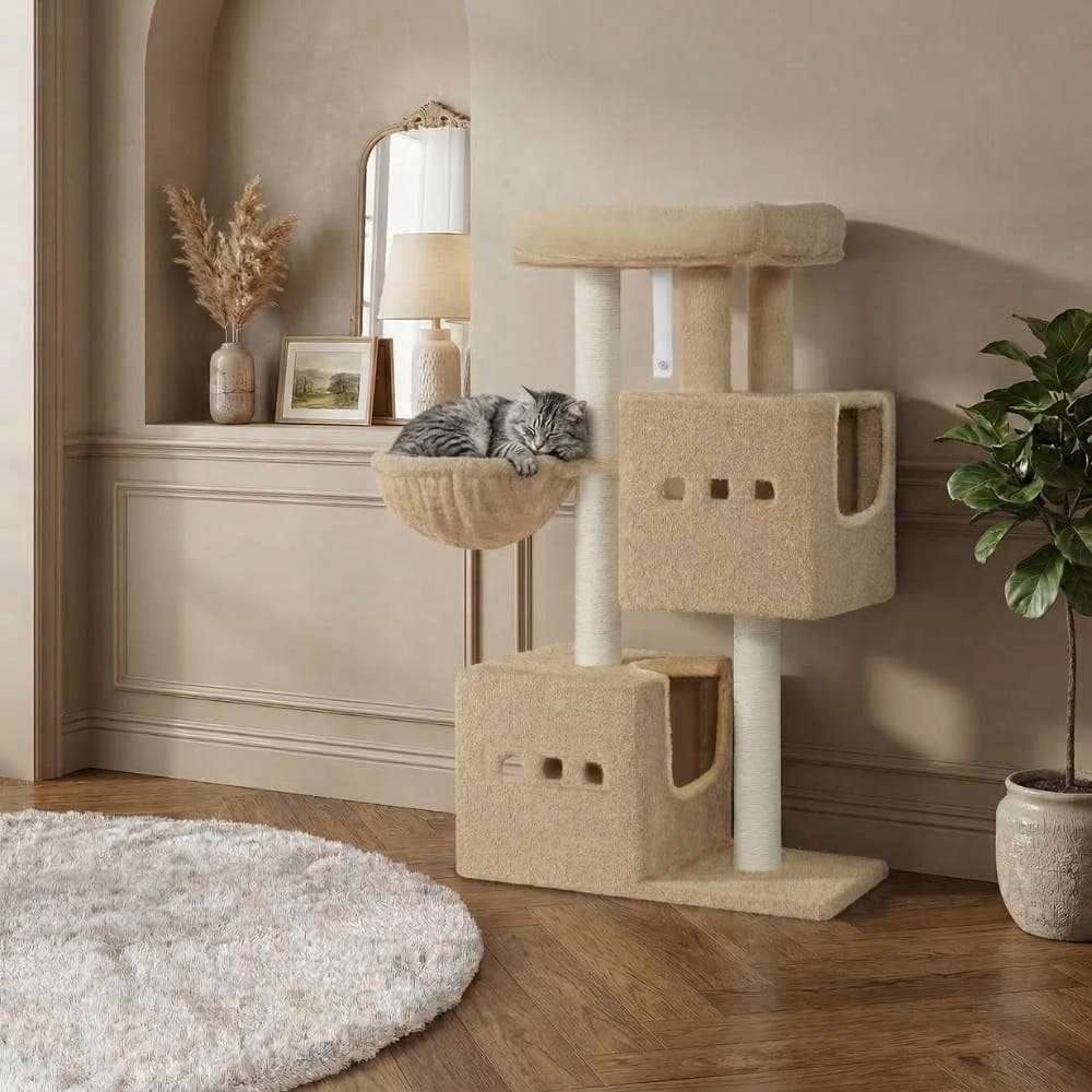 Chat Confort Petit Arbre à Chat Petit Arbre à Chat – Offrez à votre félin un espace ludique unique!