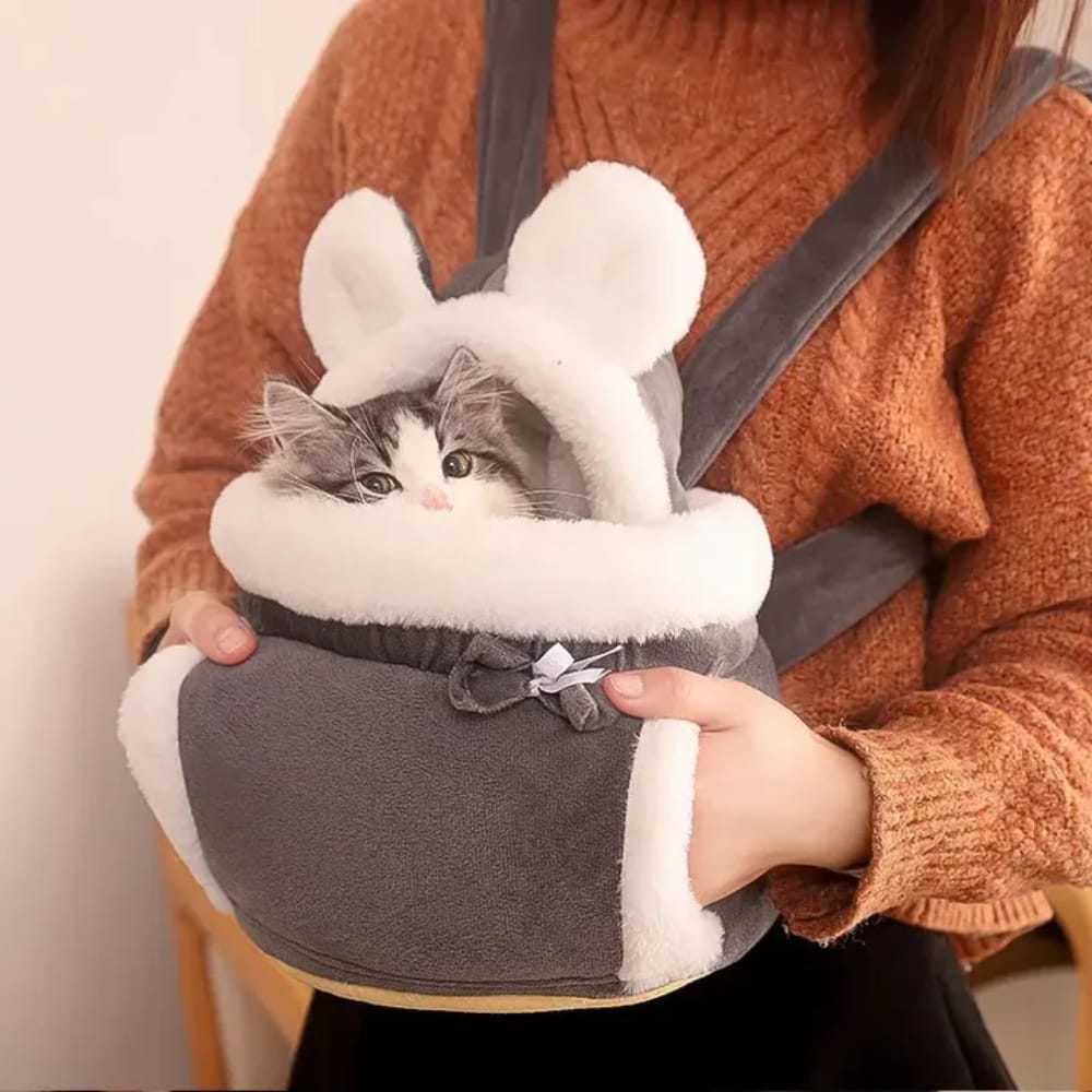 Chat Confort Sac à Dos Chat Peluche Sac à Dos Chat Peluche : Mignon et douillet ! Image