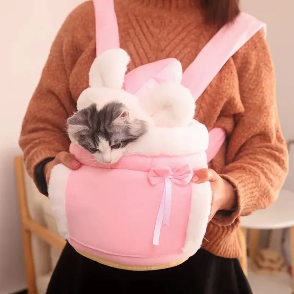 Chat Confort Sac à Dos Chat Peluche Sac à Dos Chat Peluche : Mignon et douillet !