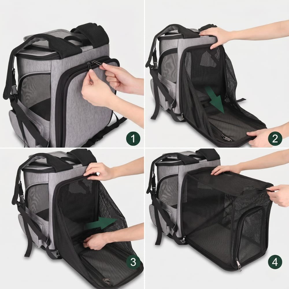 Chat Confort Sac à Dos Pour Chat Randonnée Sac à Dos Chat Randonnée - Conquiers les sentiers !
