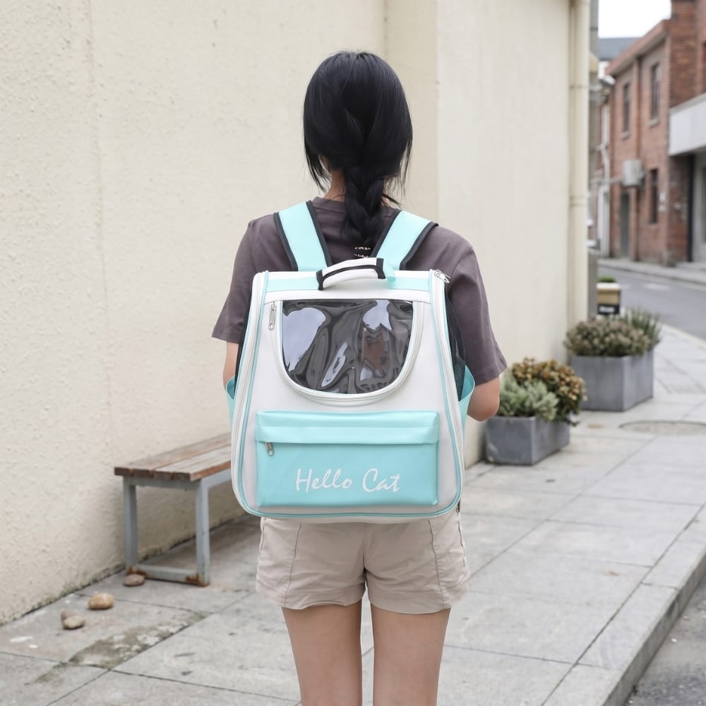 Chat Confort Sac à Dos De Transport Pour Chat Sac à Dos De Transport Pour Chat: Voyagez en sérénité Image