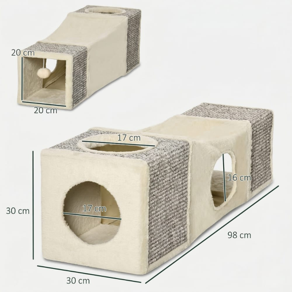 Chat Confort Tunnel Pour Chat Pliable Tunnel Pour Chat Pliable Adoptez-le, pliez et rangez !