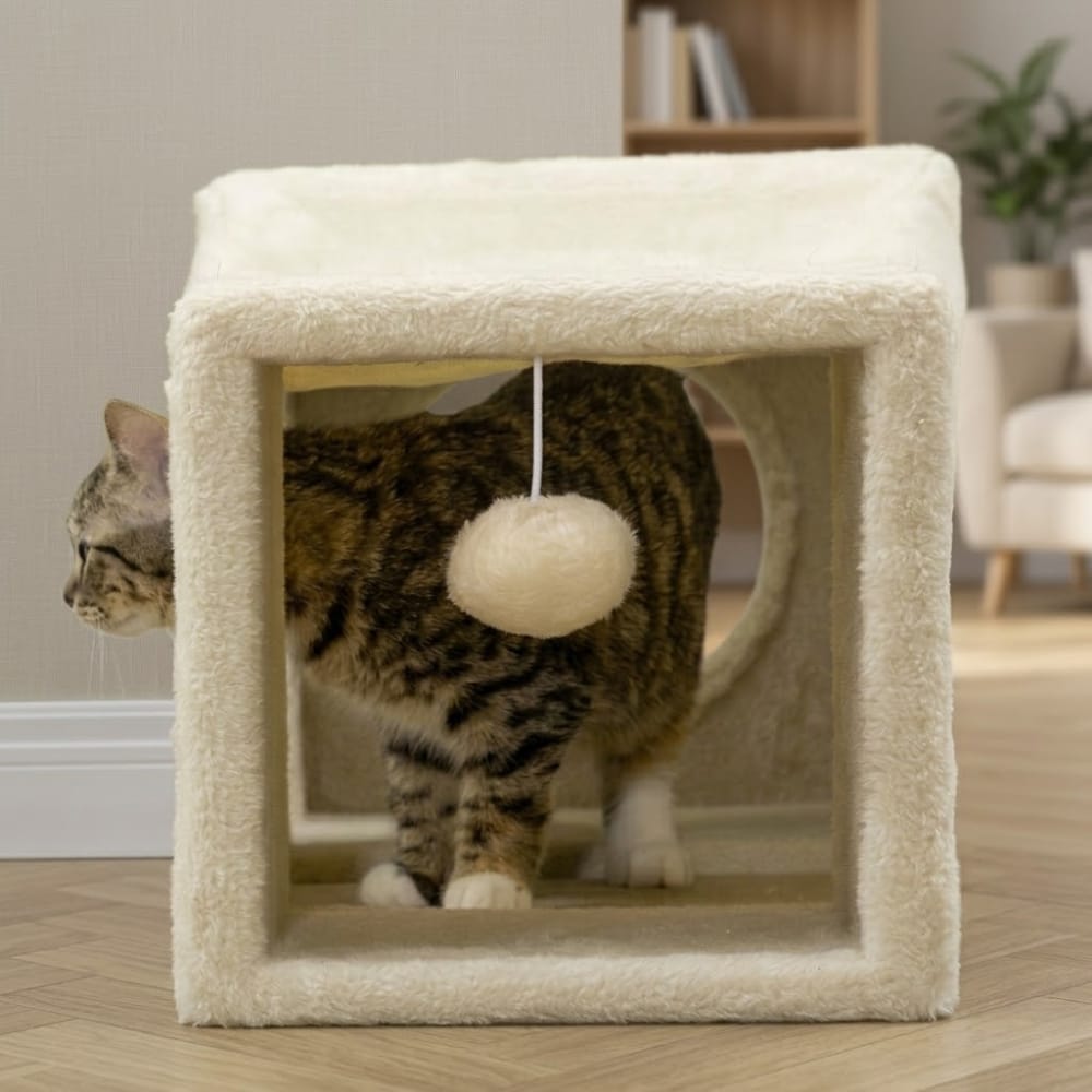 Chat Confort Tunnel Pour Chat Pliable Tunnel Pour Chat Pliable Adoptez-le, pliez et rangez !